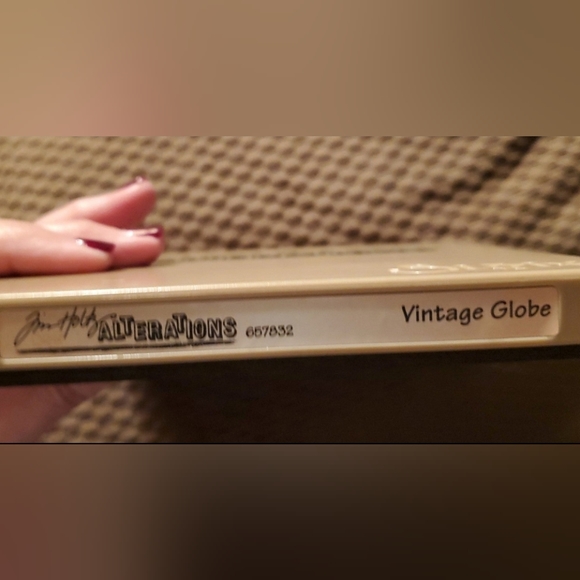 Sizzix Retired Tim Holtz Alterations Bigz Die Vintage Globe #657832 - Picture 3 of 4